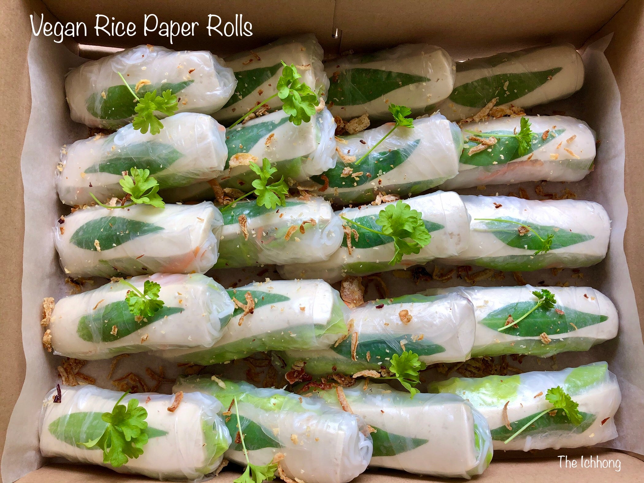 Vegan Tofu Rice Paper Rolls